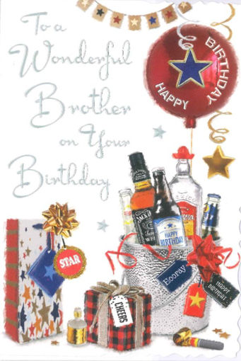Picture of WONDERFUL BROTHER BIRTHDAY CARD